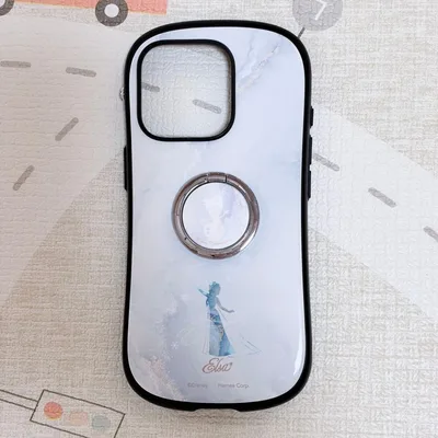 iFace アナと雪の女王 エルサ iPhone16 Pro ケース リング付き