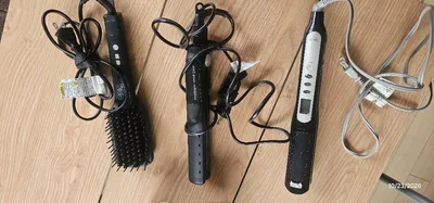 SALONIA ストレートヘアアイロン ブラシアイロン 3点セット