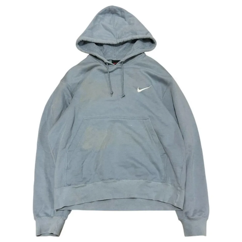 00s NIKE archive プルオーバー パーカー ライトブルー M