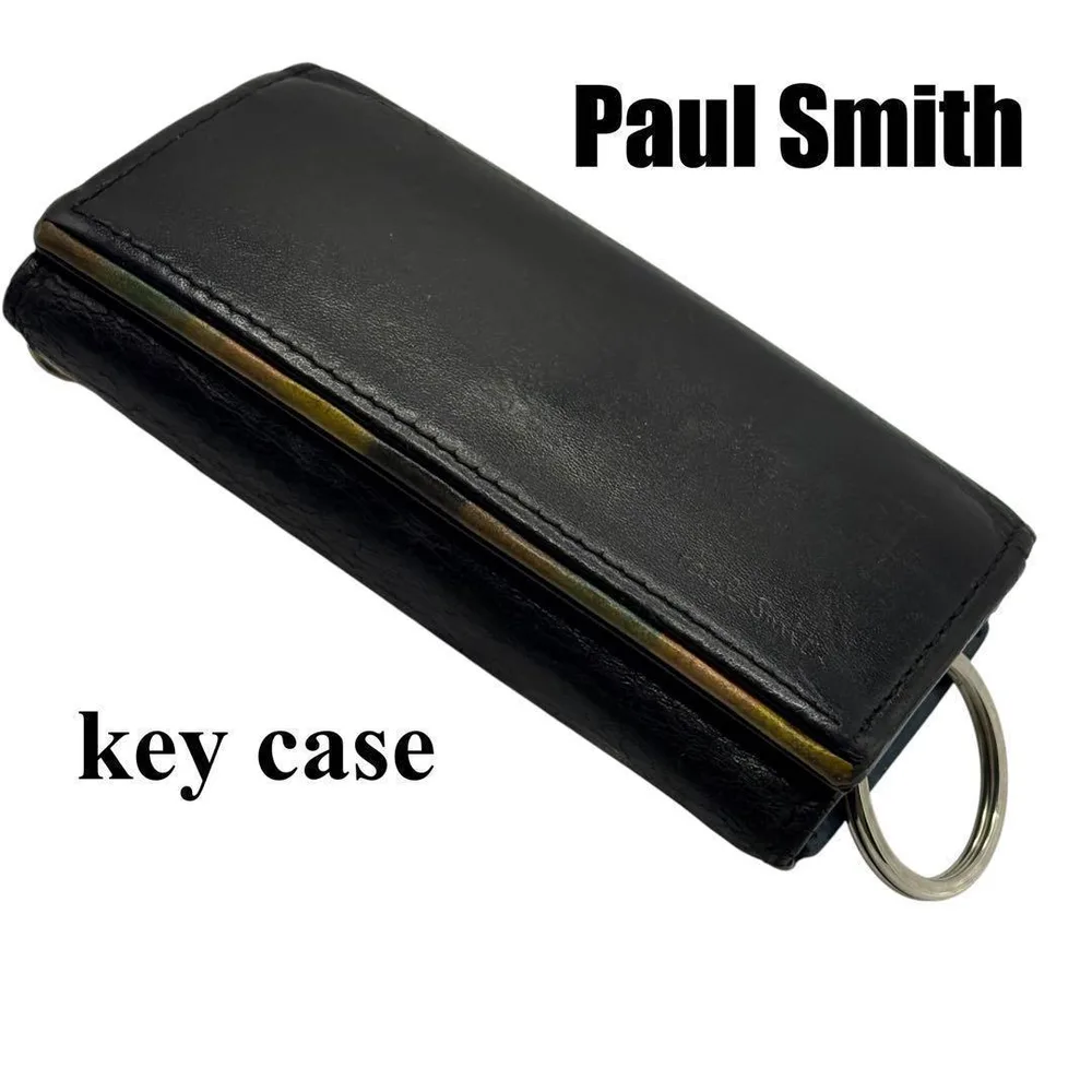 Paul Smith ポールスミス レザーキーケース 4連 メンズ 黒