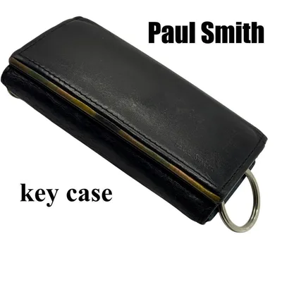 Paul Smith ポールスミス レザーキーケース 4連 メンズ 黒