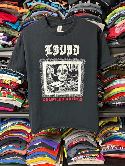 LIVID COMPILED HATRED プリント Tシャツ ブラック L