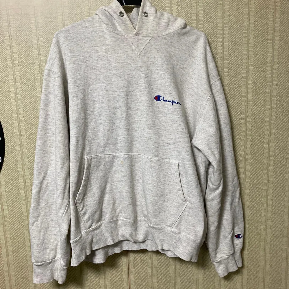 90s ヴィンテージ champion usa製 青タグ パーカー 前V