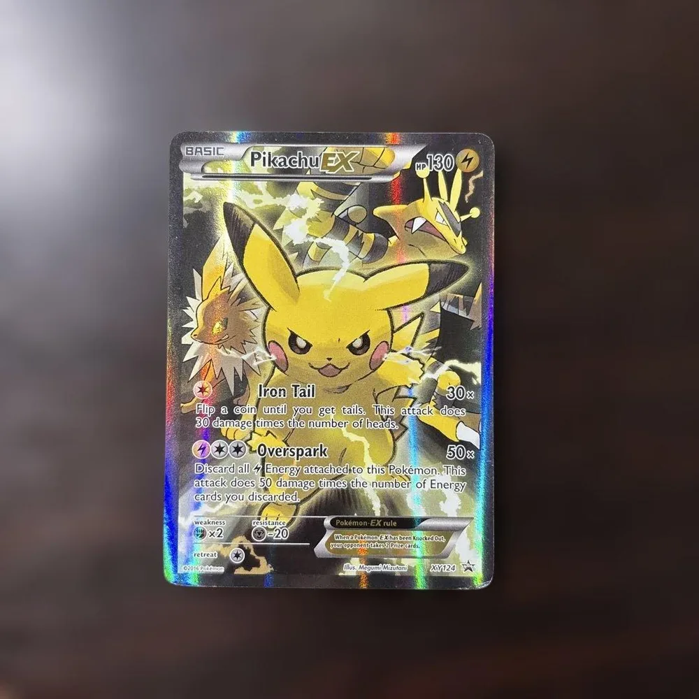 【英語版】ピカチュウEX プロモ XY124 ポケモンカード