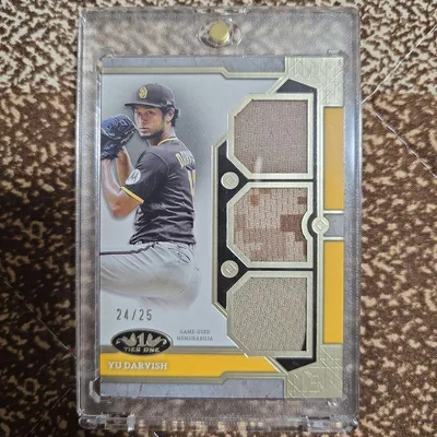 ダルビッシュ有 2024 Topps Tier One トリプルレリックカード