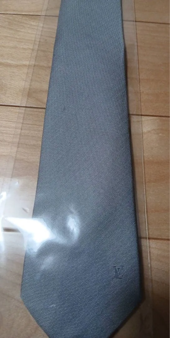 ルイヴィトン LOUIS VUITTON ネクタイ グレー