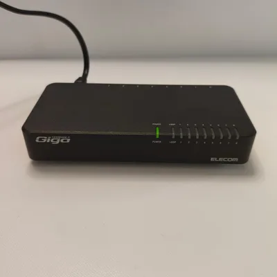 エレコム ギガ対応 8ポート スイッチングハブ EHC-G08PN-JB