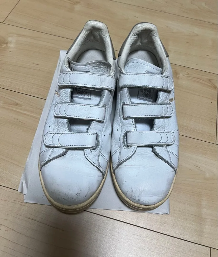STAN SMITH/スタンスミス ベルクロ スニーカー グレー/ホワイト