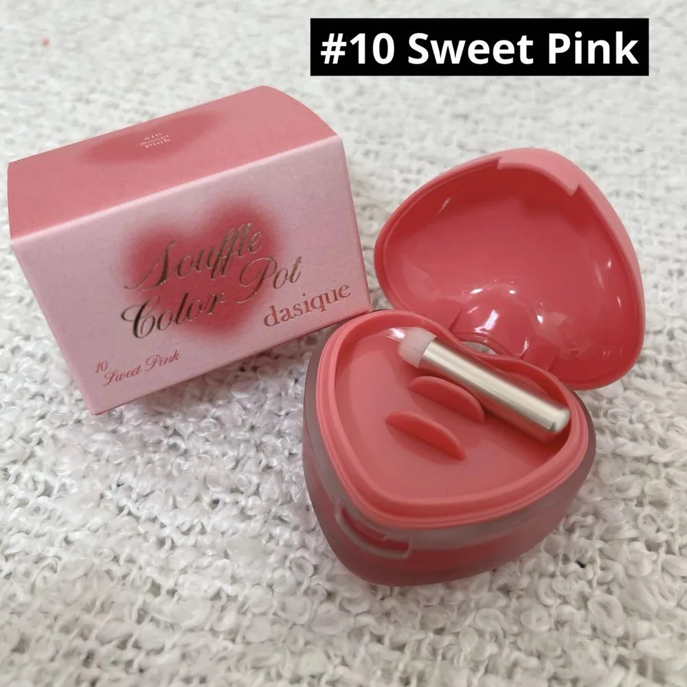 dasique スフレカラーポット 10 Sweet Pink チーク リップ