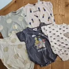 売り切り価格‼️ベビー ロンパース 5枚セット 70-80cm