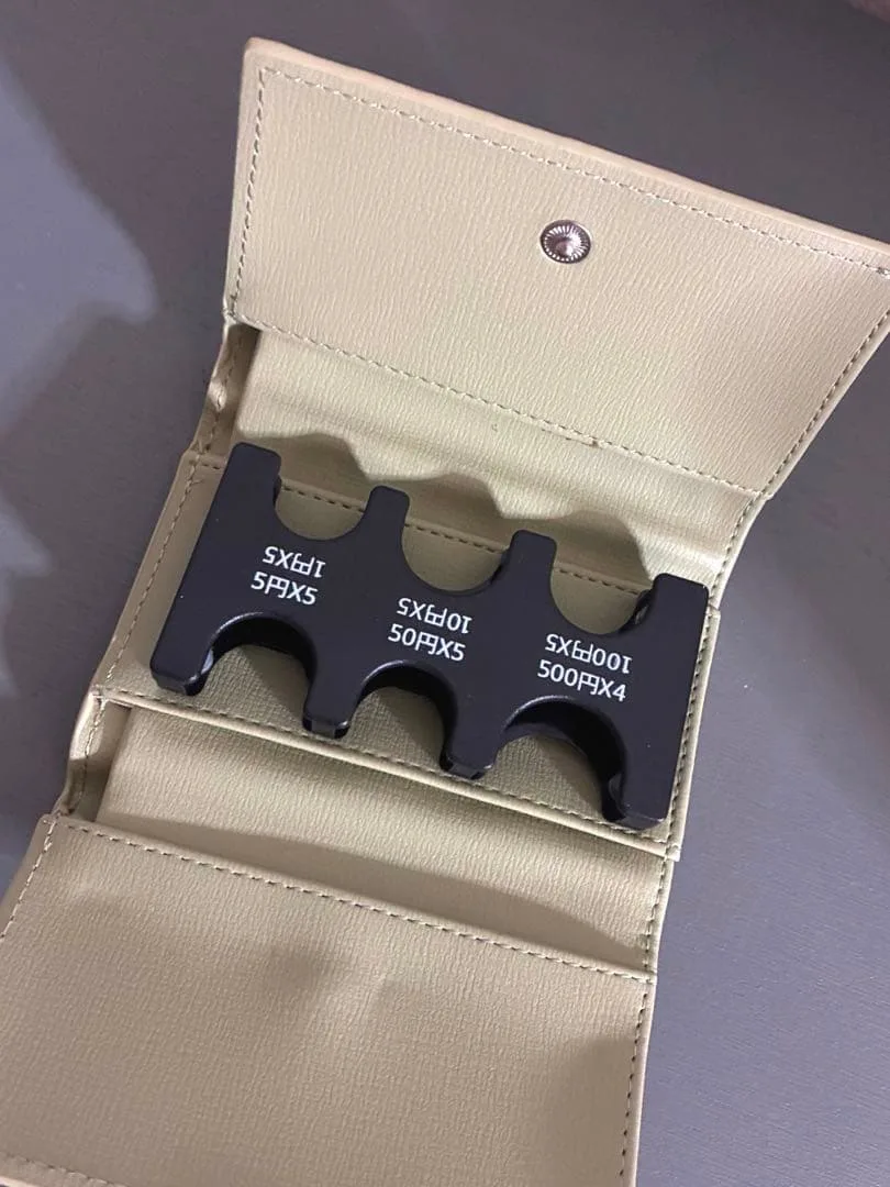 コインホルダー付き コンパクト財布 小銭入れ