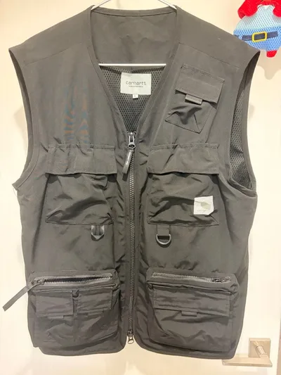 Carhartt WIP フィッシングベスト ブラック