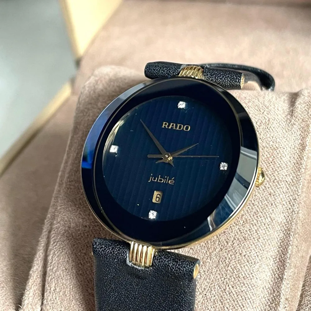 稼働品 RADO ラドー ジュビリー 4Pダイヤ メンズ ボーイズ 腕時計