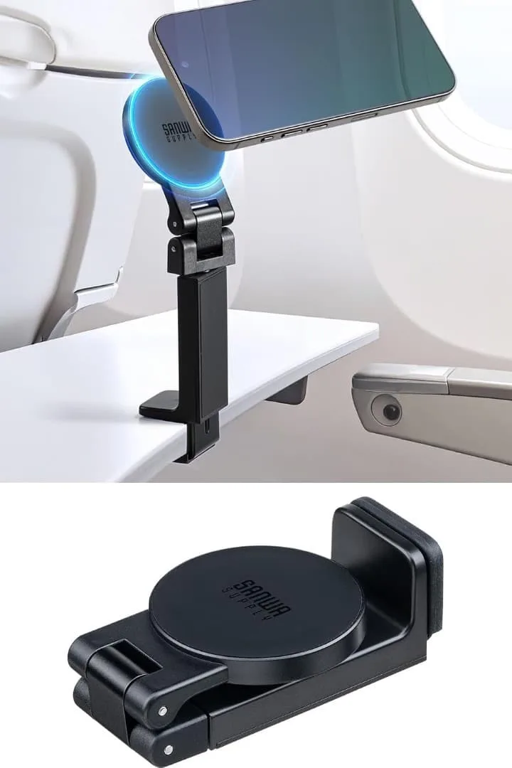 サンワダイレクト MagSafe スマホスタンド 200-STN090BK