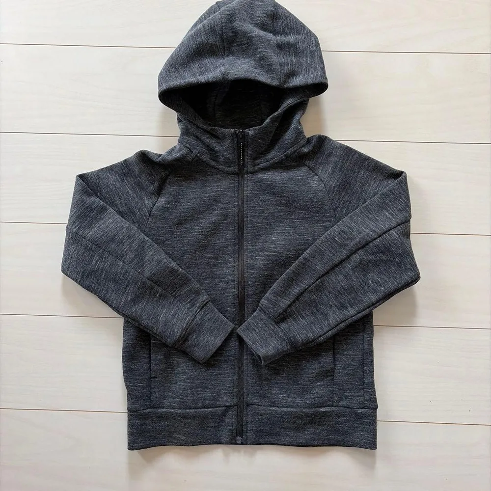UNIQLO キッズ パーカー 140cm グレー