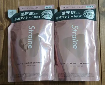 【新品】ストレイン シャンプー/トリートメント 細い髪用 400ml 詰め替え