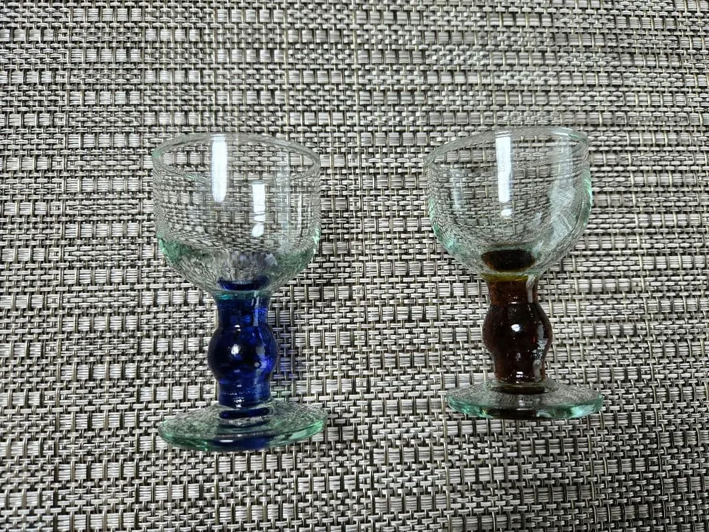 色違いステム グラス 2個セット 酒器