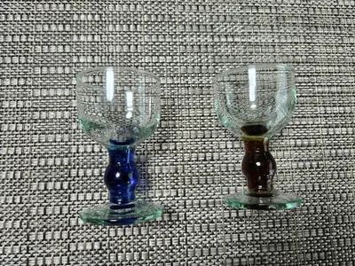 色違いステム グラス 2個セット 酒器