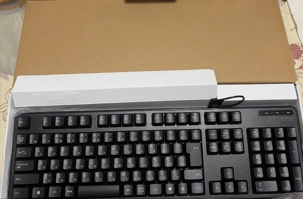 ELECOM 有線キーボード TK-FCM104BK