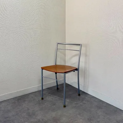 Calligaris カリガリス 木製座面 スタッキングチェア 1脚 椅子 B