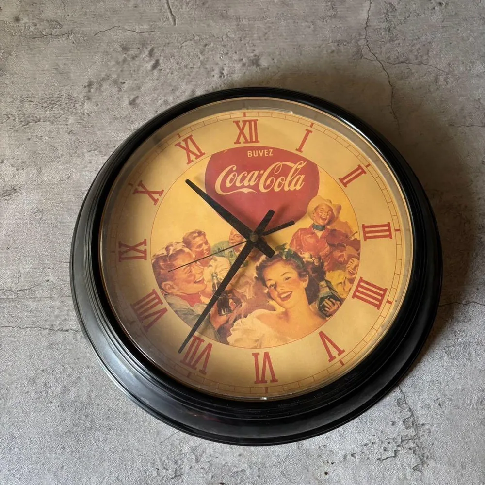 Coca-Cola コカコーラ 壁掛け時計 レトロ アメリカン 1005