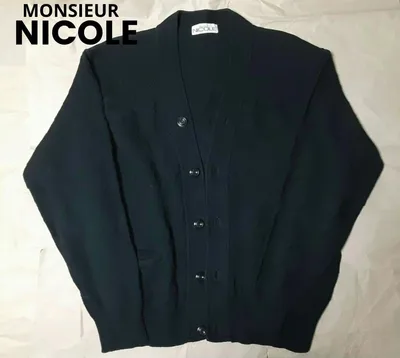 美品 NICOLE ニコル アーガイル柄 カーディガン