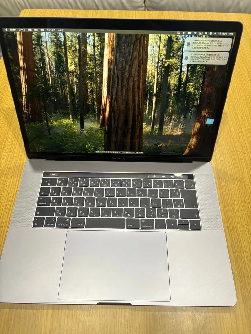Apple MacBook Pro スペースグレー 15インチ