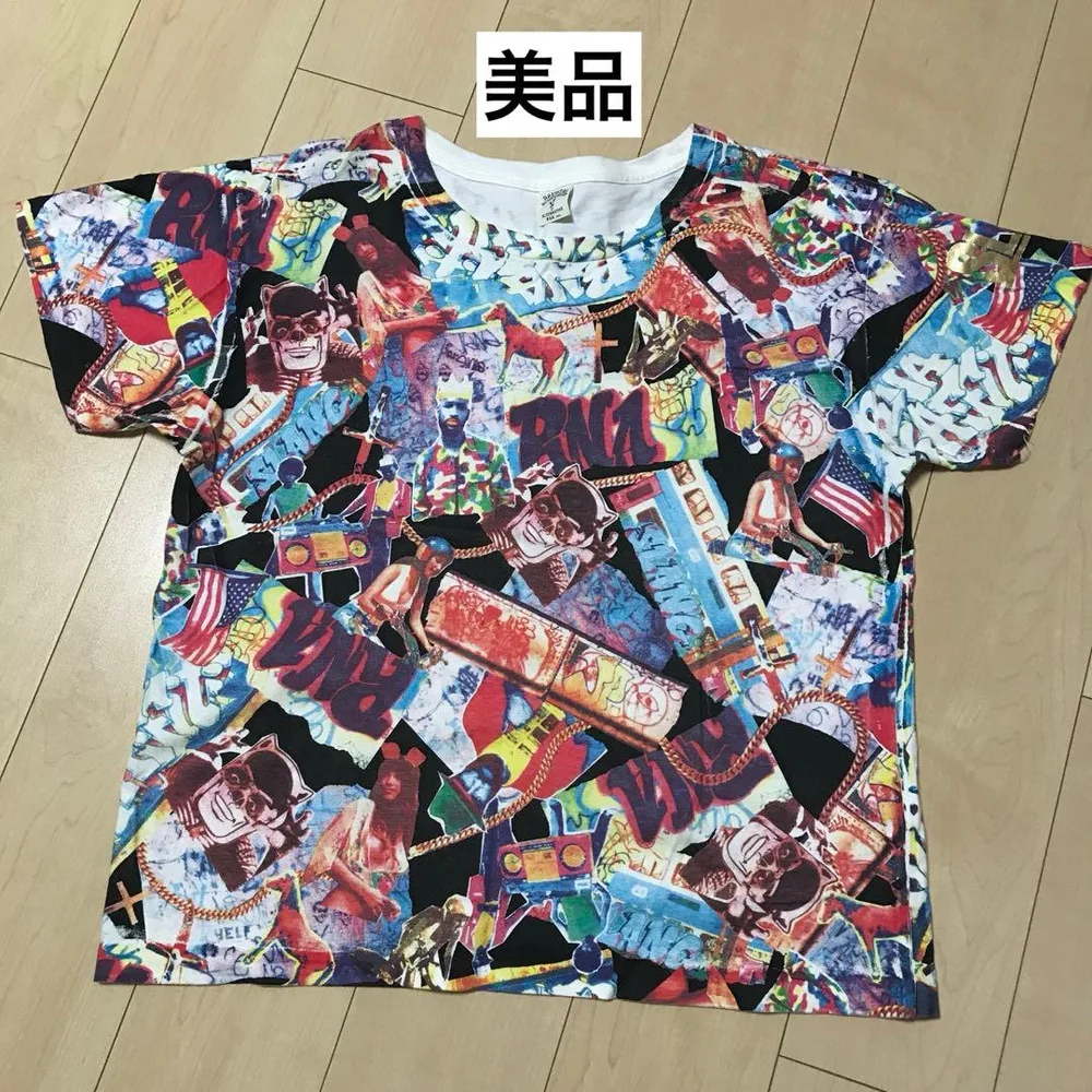 RNA 総柄 グラフィックTシャツ