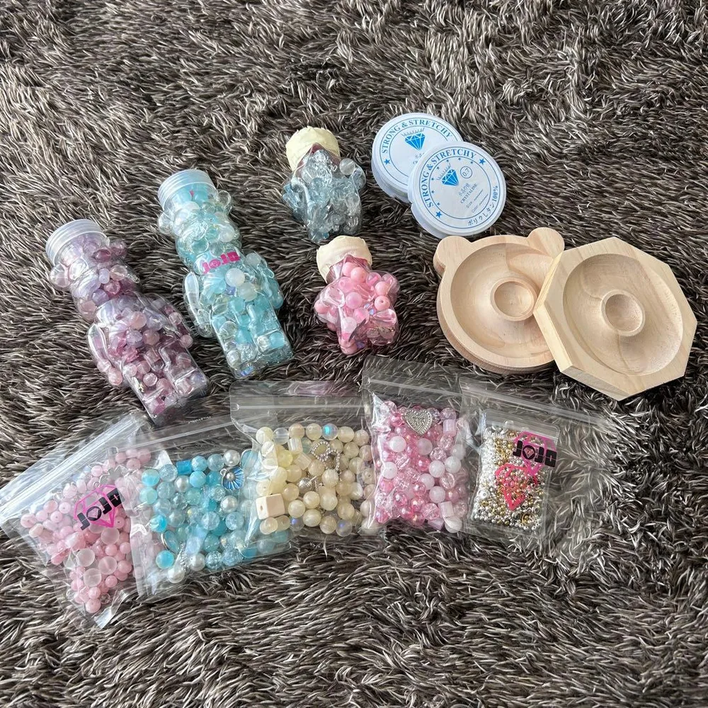 DIY JOJO ビーズ ハンドメイド アクセサリー しげつちゃん らくちゃん