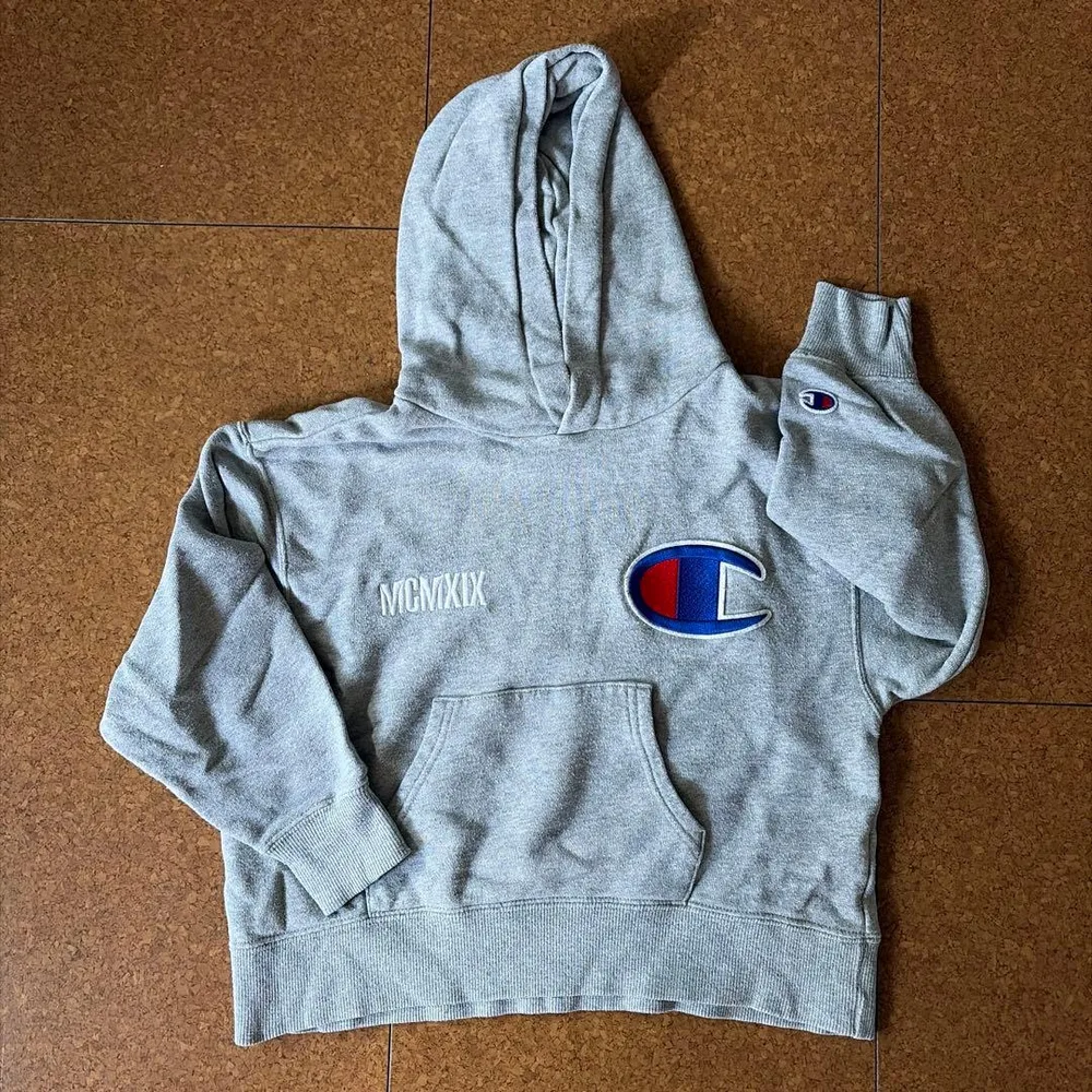 Champion キッズ パーカー 120cm グレー