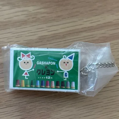 サクラクレパス クレヨン ミニチュアキーホルダー ピンク