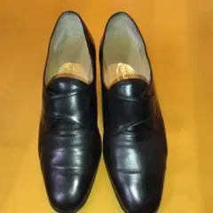 ブラック レザー パンプス 23.5cm