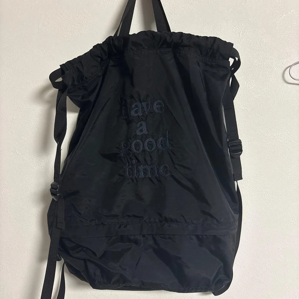 have a good time ナップサック ブラック