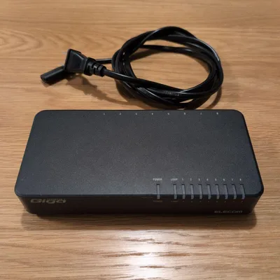 ELECOM スイッチングハブ EHC-G08PN2-JB