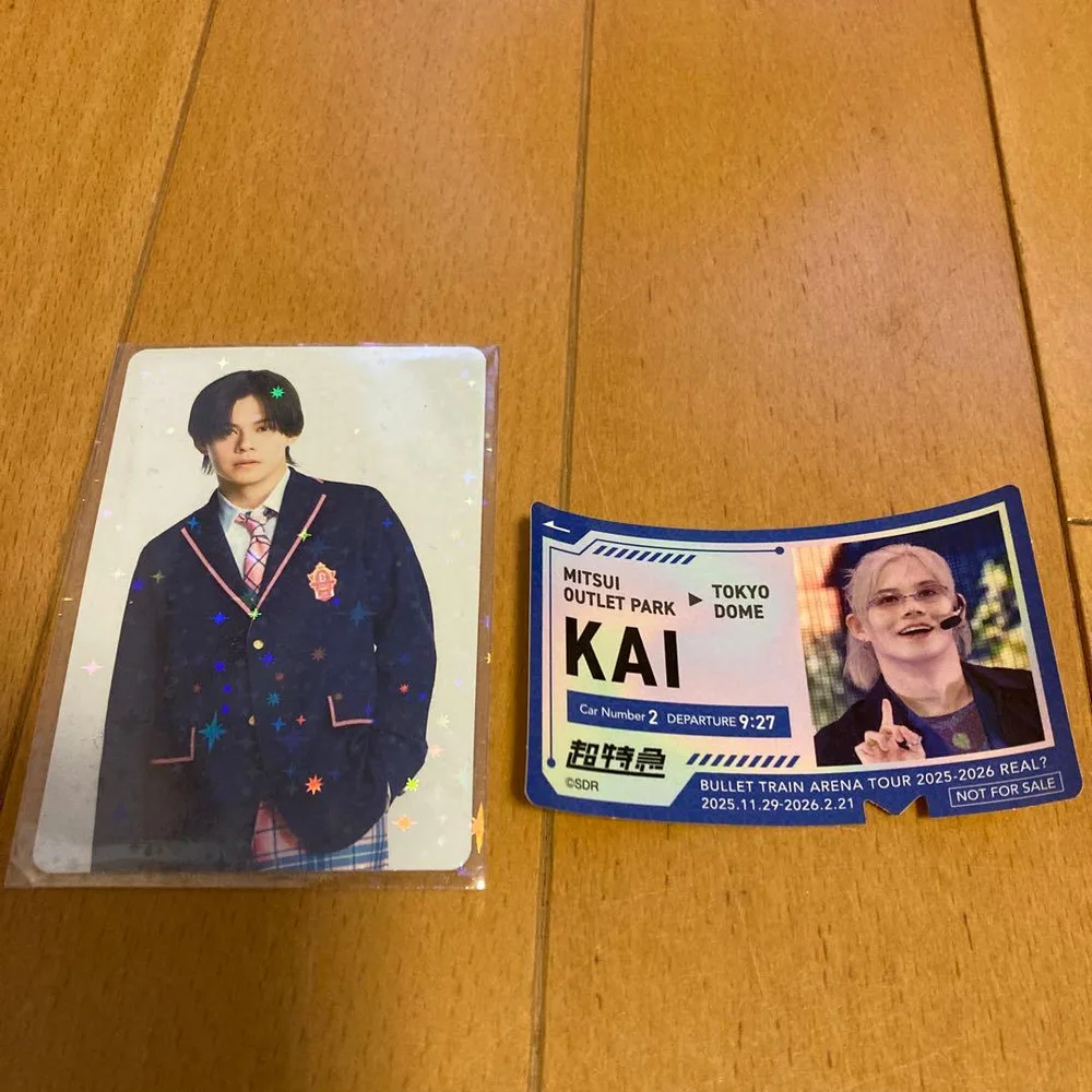 カイYes!東京 超特急盤 トレカ&三井ステッカー