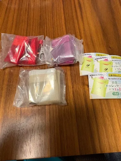 目薬メッシュケース ビタミン2 いちご、さつまいも、牡蠣 3点セット