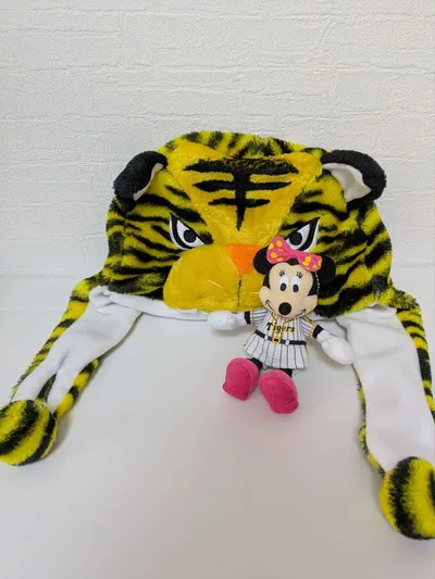 阪神タイガース 虎耳付き キャップ 帽子 応援グッズ ミニーちゃん