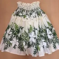 フラダンス パウスカート ボタニカル柄
