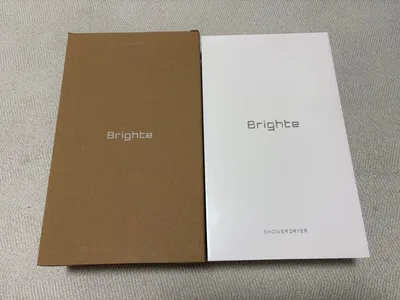 【新品 未開封】bright ドライヤー ホワイト