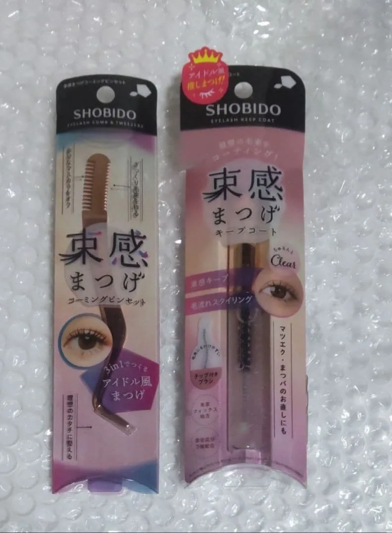 SHOBIDO 束感まつげ コーミングピンセット&キープコート 2点セット 新品