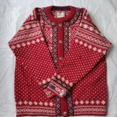 ノルディック柄ウールカーディガン DALE OF NORWAY