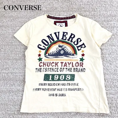 コンバース 半袖Tシャツ クルーネック ロゴプリント グラフィック カジュアル