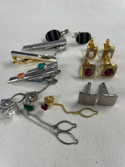 メンズ ネクタイピン カフスボタン まとめ売り ヴィンテージ カフス