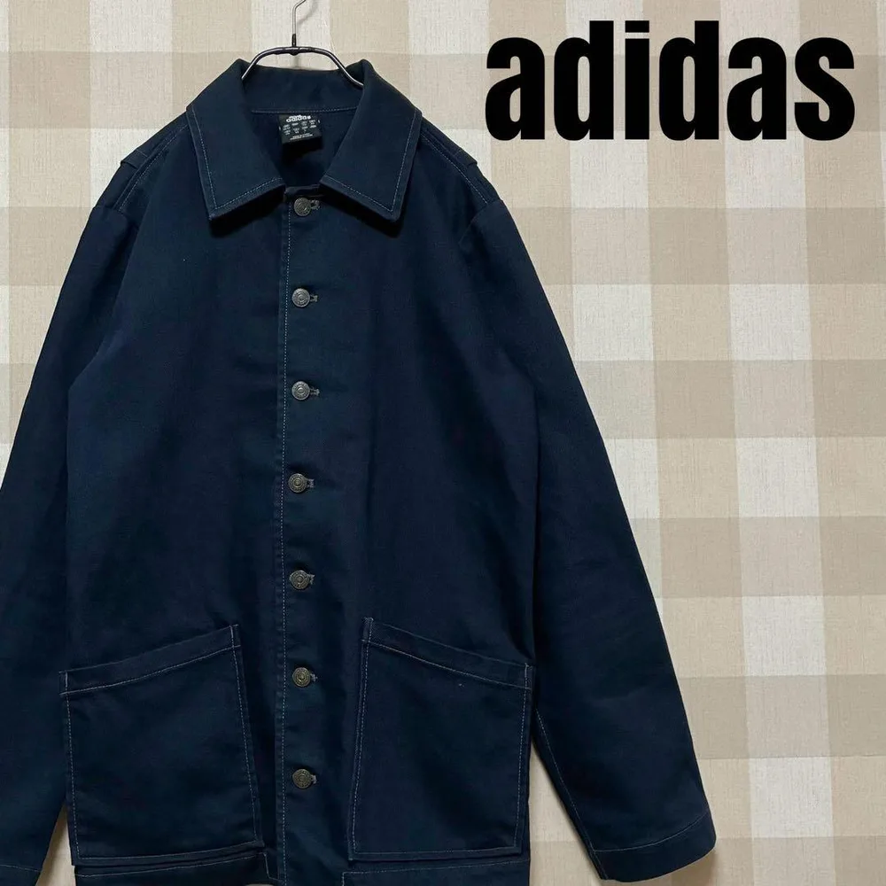 ✨adidas アディダス デニム カーバーオール ジャケット L ✨