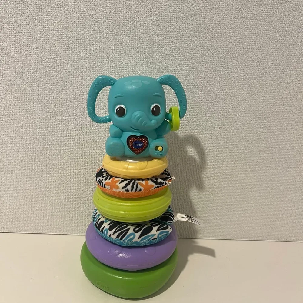 VTech ヴイテック スタック&ディスカバー エレファント 知育玩具