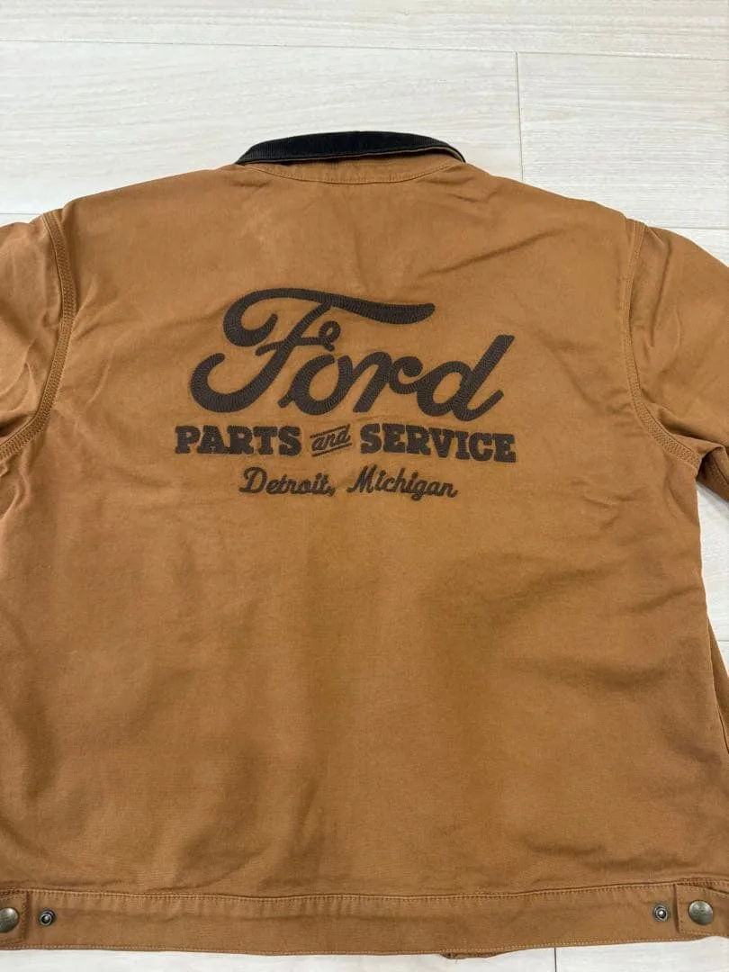 Carhartt Ford デトロイトジャケット w M(8〜10)ブラウン