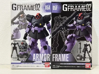 ชุดโมบิลสูทกันดั้ม G Frame 02 Dom 2 แบบ
