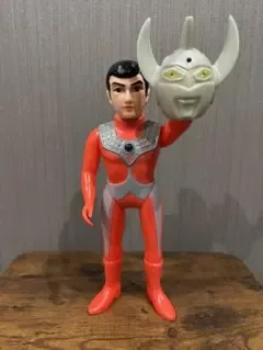 【極美品】ウルトラマンタロウ 面取れ ソフビ ブルマァク 昭和レトロ 当時物