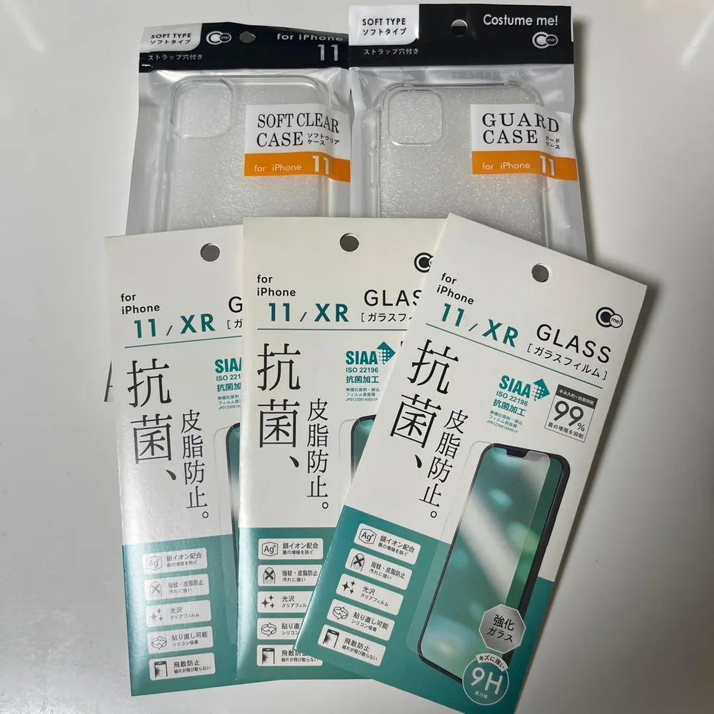 iPhone 11 ケース & ガラスフィルム セット