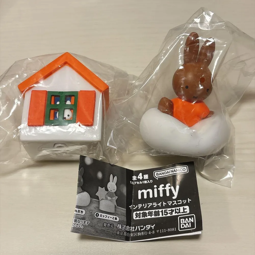 miffy インテリアライトマスコット 2種セット